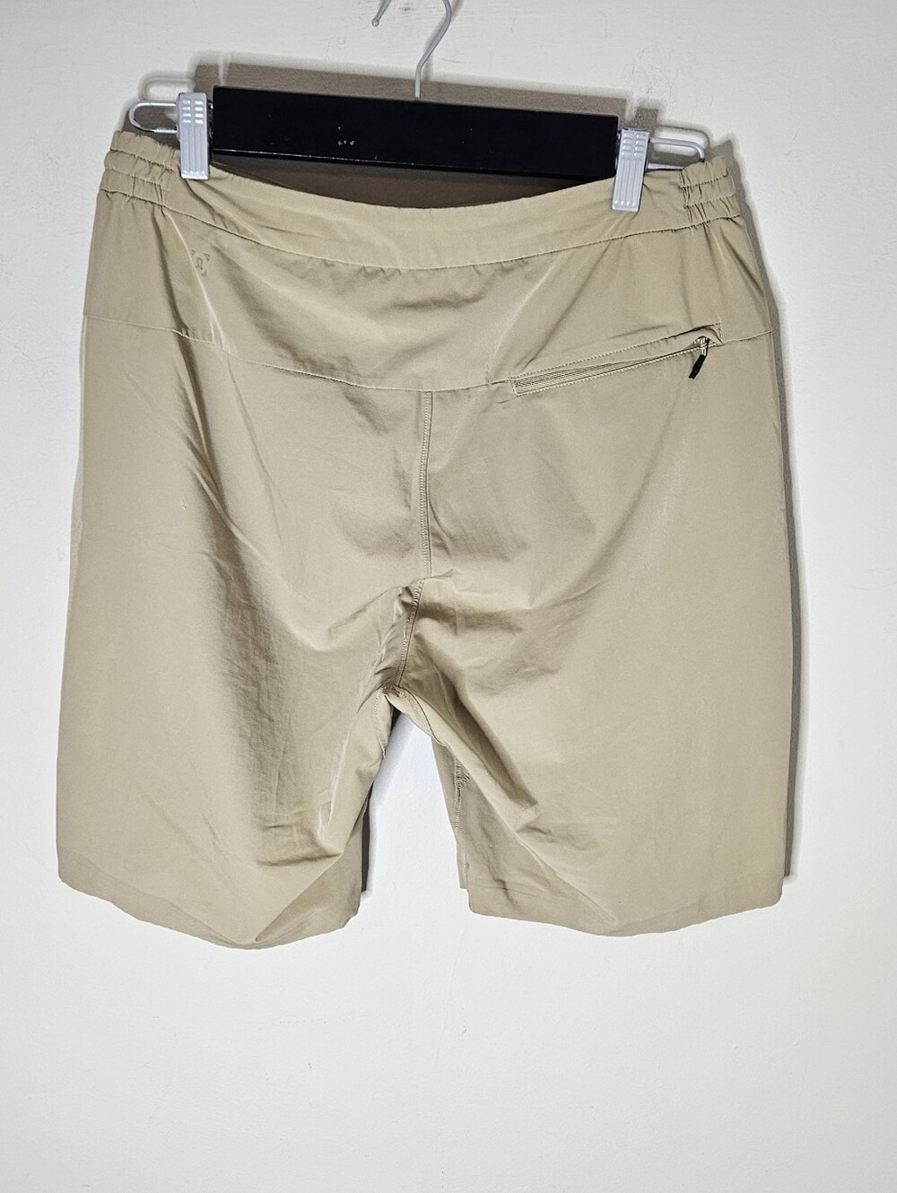 Lululemon Bowline Shorts Men's 32 Khaki  9" Inseam Drawstring Elastic Waist - Picture 3 of 8